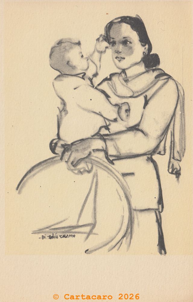 #6354 - Mère et enfant s'en vont manifester @1404 Huynh Phuong Dong