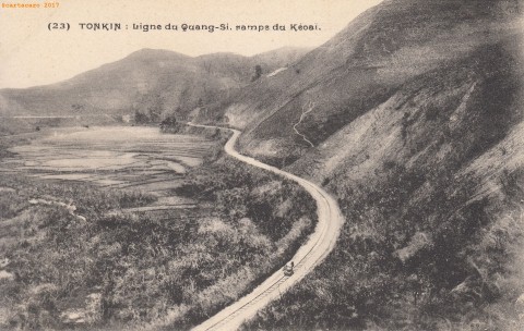 Tonkin Ligne du Quang-Si Rampe de keoai Fievet 23 - @164 #134 {JPEG}