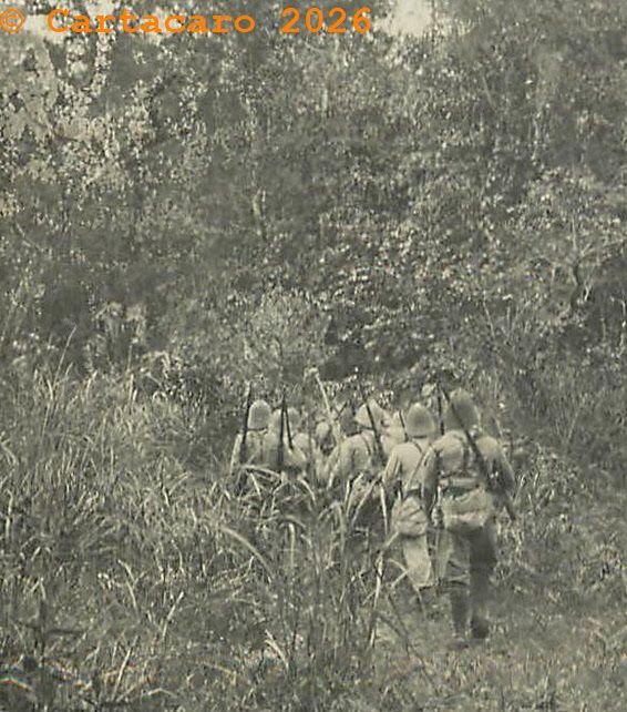 #6295 - Gros plan de la colonne - Yen Thé - 21 février 1909