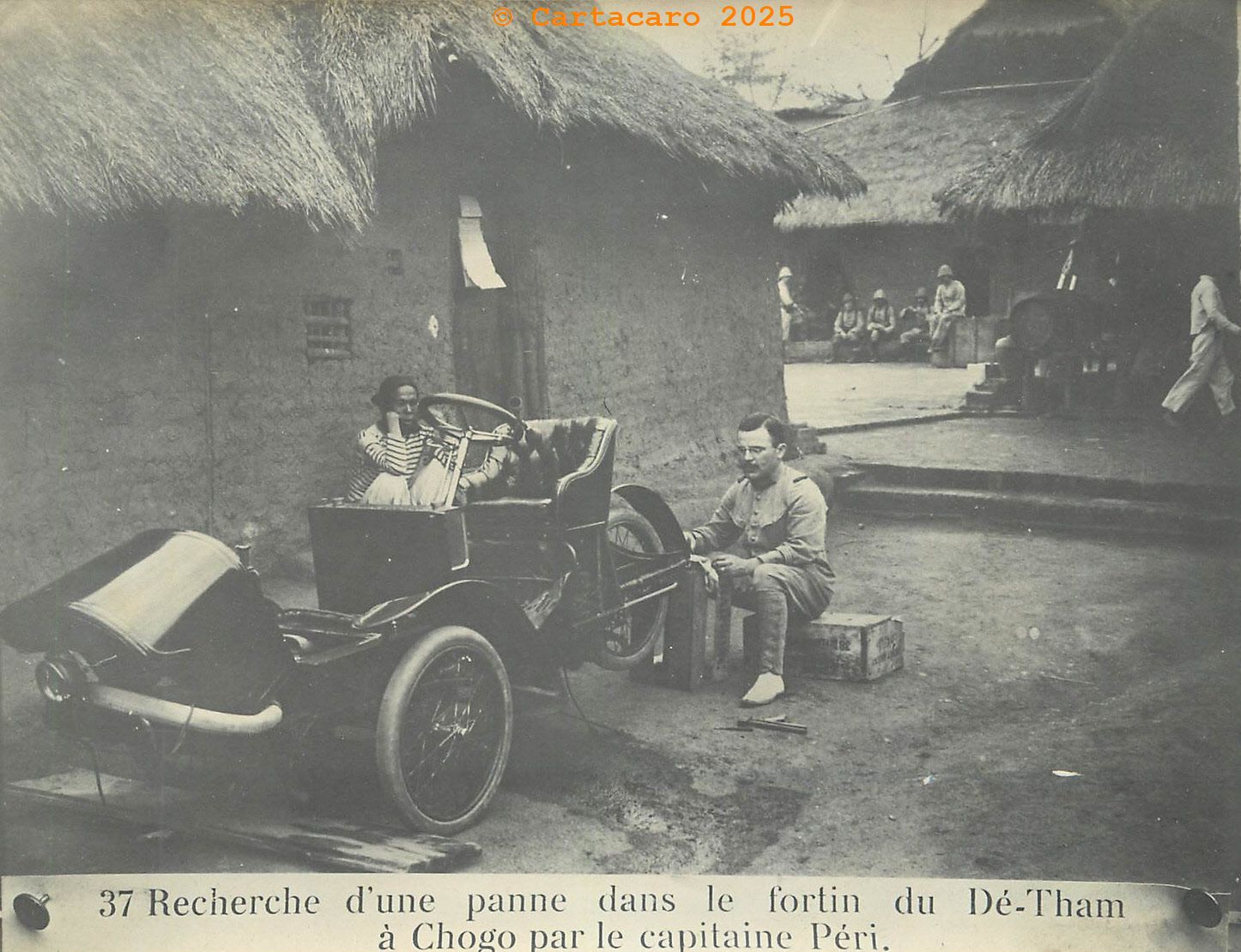 6245 - 37 - Rechercher d'une panne dans le fortin du Dé Tham, Cho Go, par le capitaine Péri.