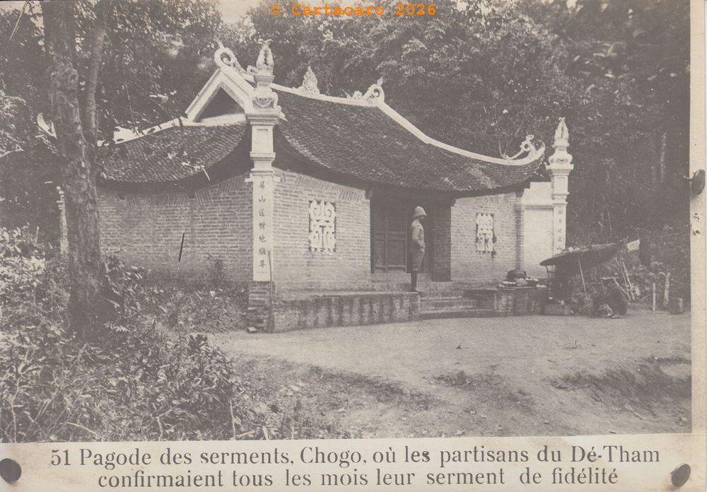 6263 - 51 Pagode des serments , Cho Go, où les partisans du De Tham confirmaient tous les mois leur fidélité