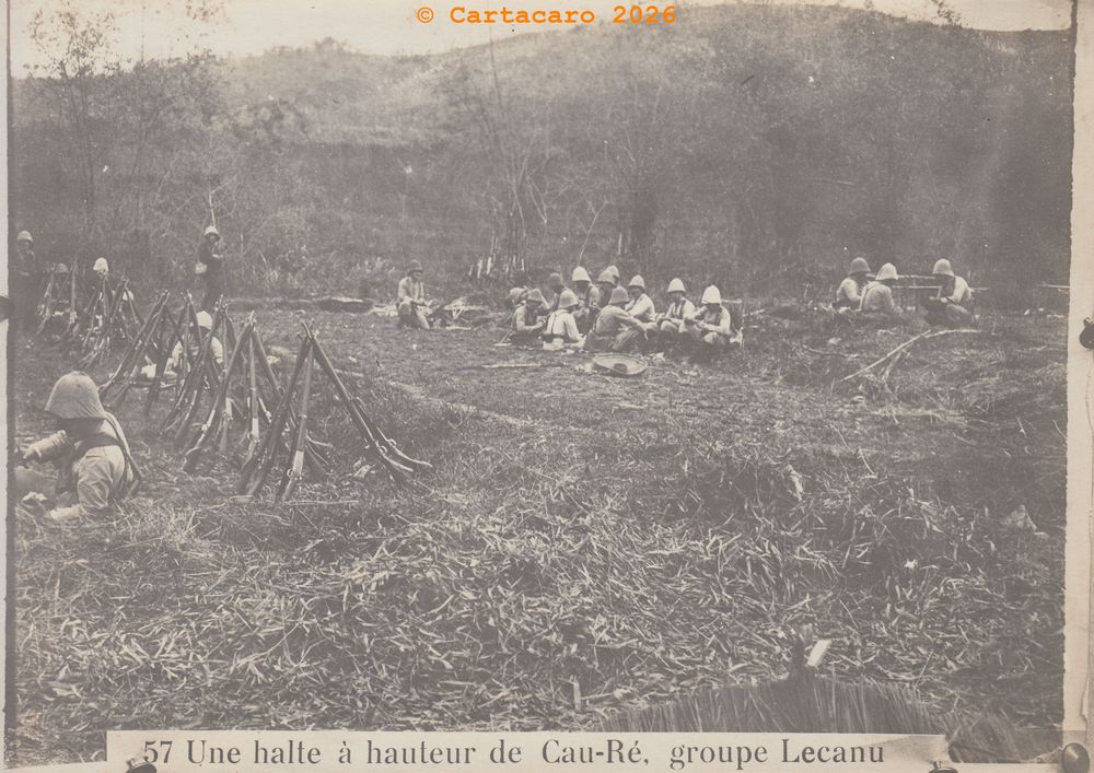 6269 - 57 - Halte a la hauteur de Cau ré - Groupe Lecanu