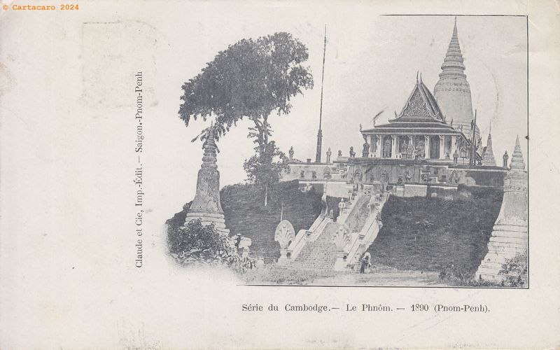 Cambodge - Phnom Penh - Le Phnom - Claude série Cambodge @9048 #5068