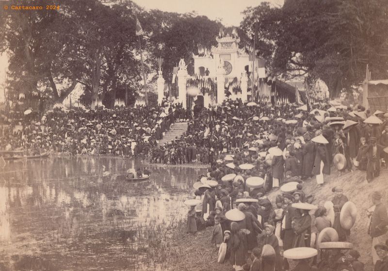 Album Schneider - Inauguration de la réfection de la pagode du Grand Bouddha - Hanoi #4916