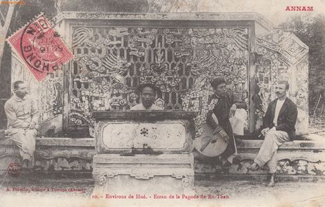 Annam Hué Environs de Hué Ecran de la pagode En Than Editeur Pelissier 10 - @xxx #1161