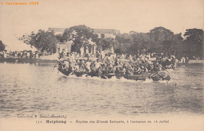 Haiphong : Régates de Grands Sampans - Bonal 150