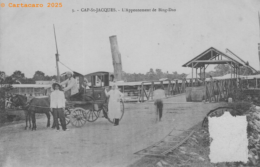 Cochinchine - Cap Saint-Jacques - l'Appontement de Bing-Dao