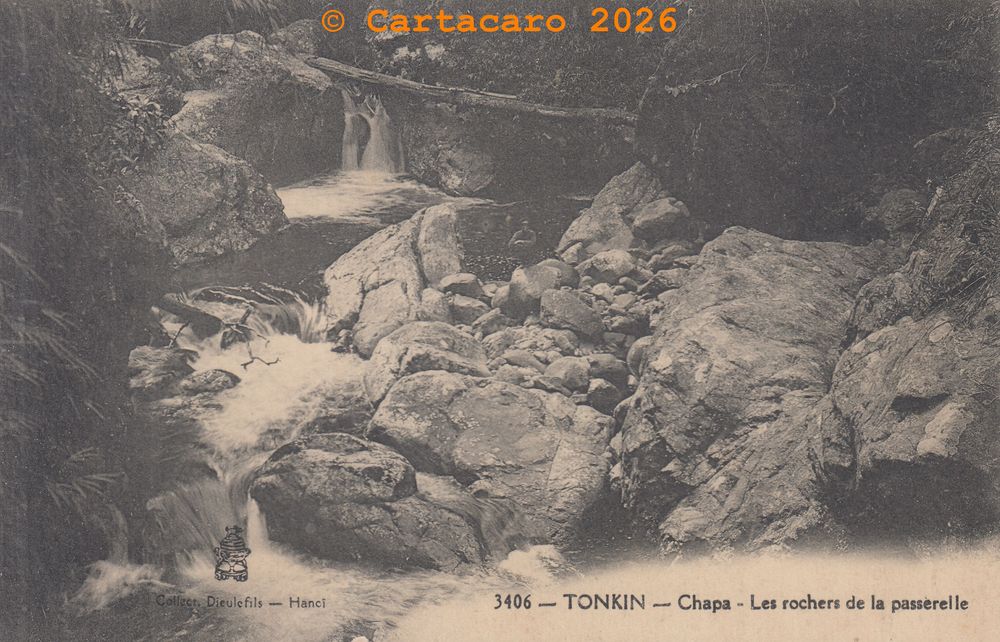 Tonkin - Chapa - Les rochers de la passerelle Dieulefils 3406 noir avec logo - #6500