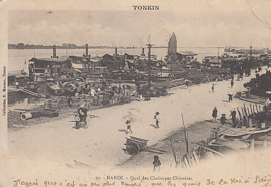 Tonkin - Hanoi - Bords du fleuve rouge - R. Moreau 87 - @111 #5304