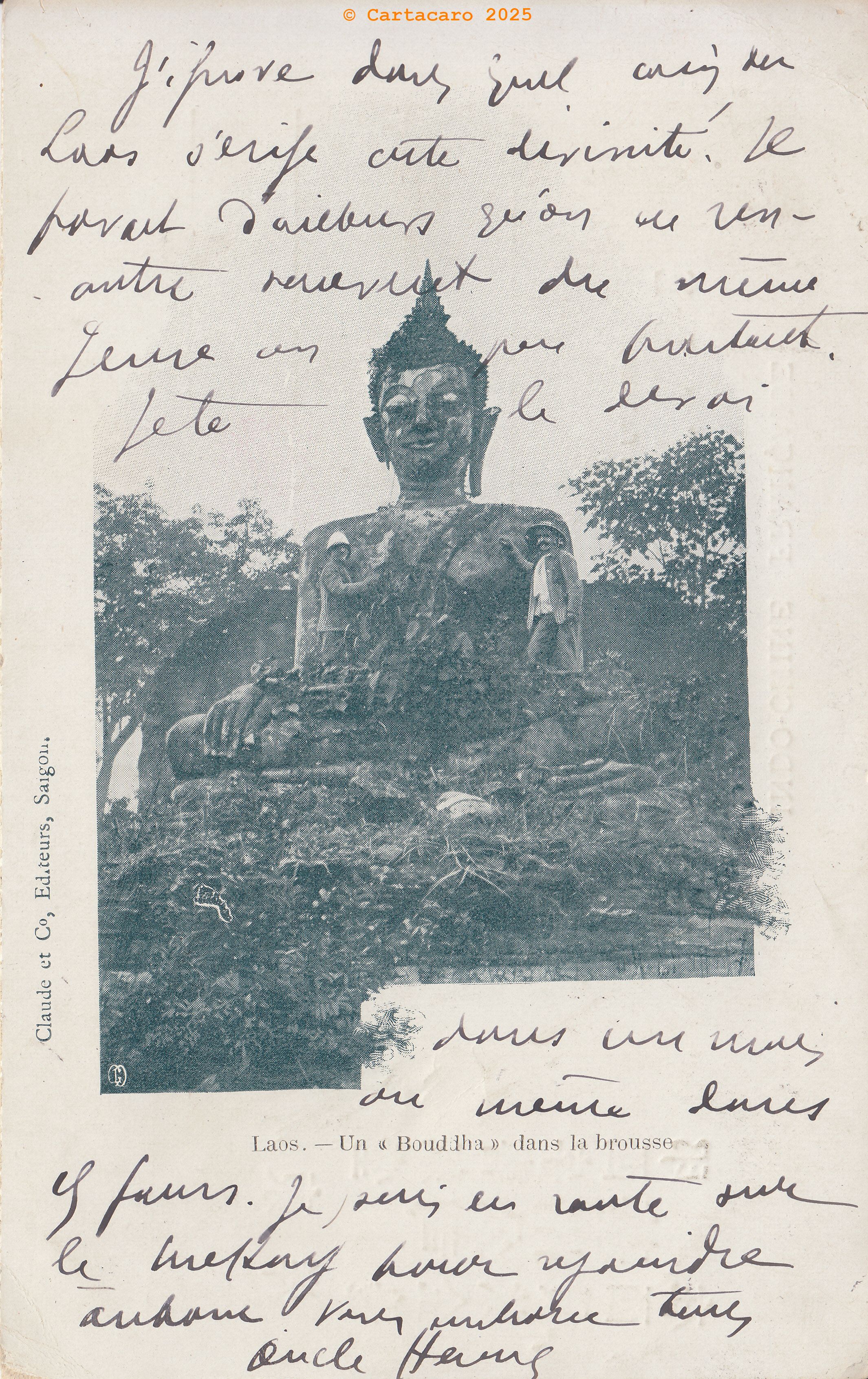 Laos - Un bouddha dans la brousse Claude et Cie @11062 #5554