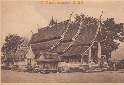 Laos - Louang Prabang - Vat Xieng Thong Cie coloniale du Laos Cliché Gouvernement général de l'Indochine @11050 #53318