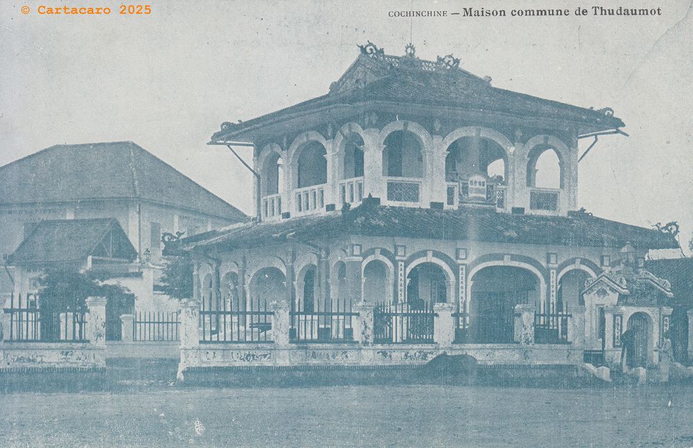 Cochinchine - Maison commune de Thudaumot @4201 #6013