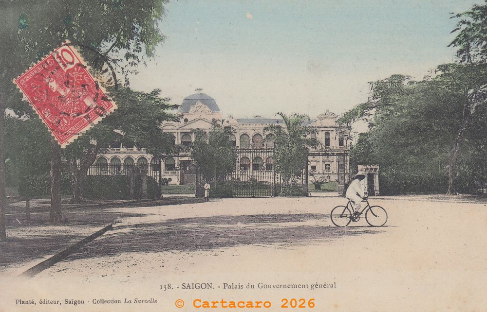 Cochinchine - Saigon Palais du gouverneur général Planté - Collection la Sarcelle 138 @xxxx #6546