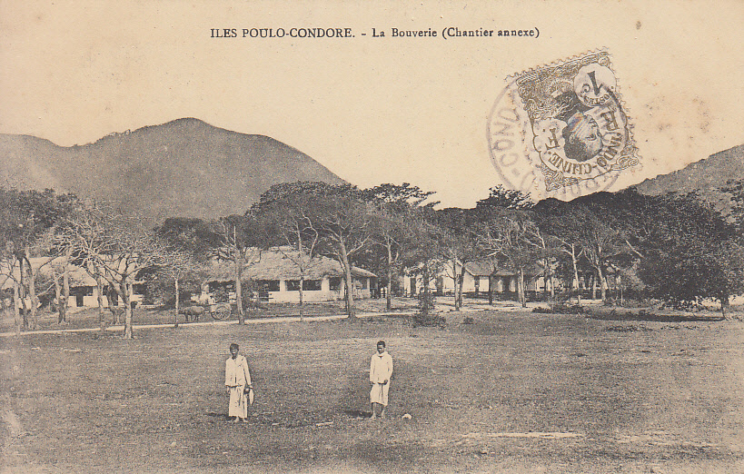 Poulo Condore - La bouverie - cachet postal 1911 - Non voyagée - #5197 @4168