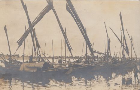 Annam - Tourane - Groupe de sampans Thiriat - numéro 107 #5428 ©Cartacaro 2022-062-107