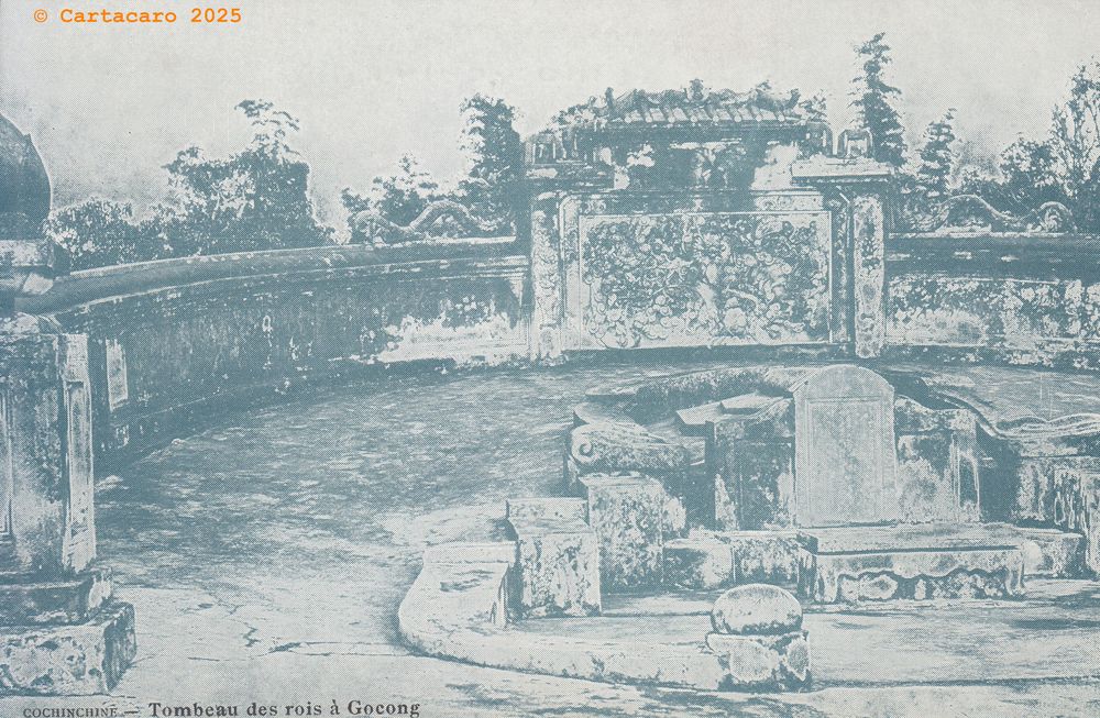 Cochinchine - Tombeau des rois à Gocong @4299 #6017
