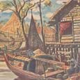 André Joyeux - Maison sur pilotis à marée (…)