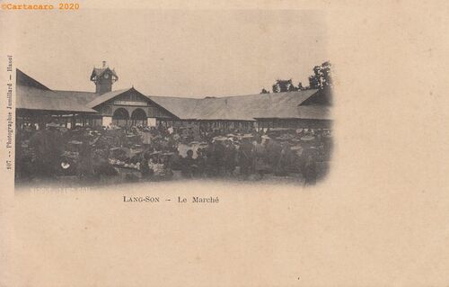 Tonkin - Lang-Son - Le Marché - Jumillard 107. © Cartacaro 2100 - #3861
