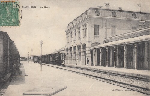 #689 @xxx - Tonkin Haïphong <br> La gare - Dufresne 